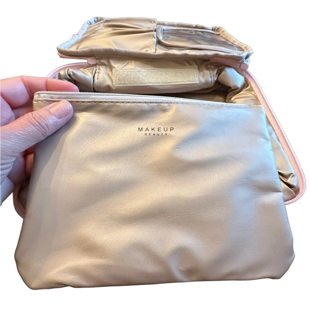 Light Pink Soft Makeup Case